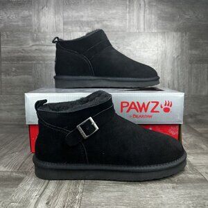 PAWZ by Bearpaw Amy Women 11 Black Suede Winter Waterproof Boots 206022W